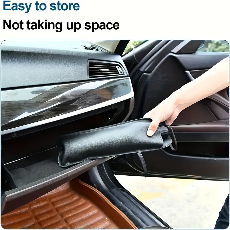☀️ ShadeGuard™ Roll-Up Car Sunshade