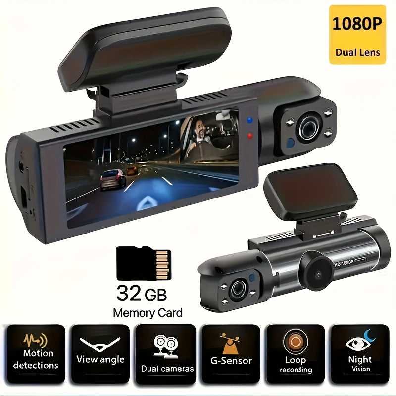 📸 RoadEye™ Dual Dash Cam (Front & Rear)