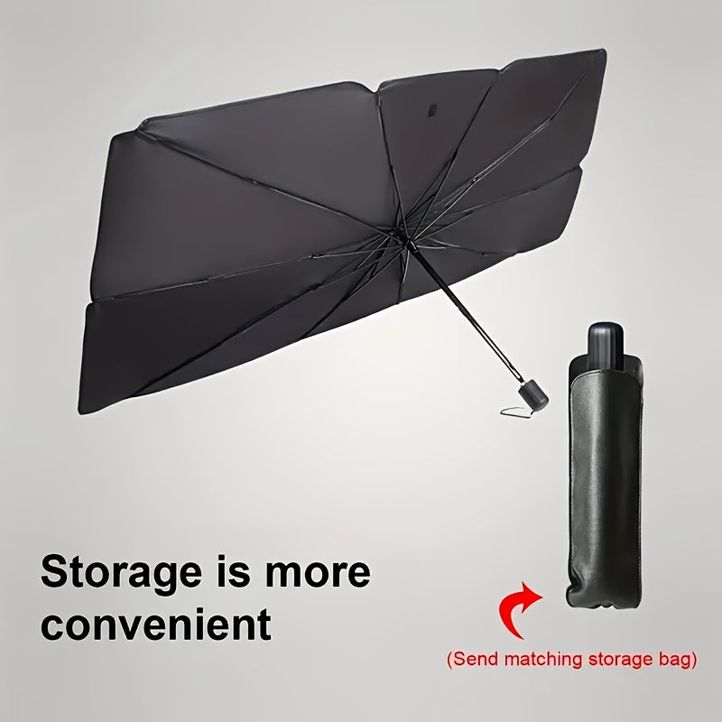 ☀️ ShadeGuard™ Roll-Up Car Sunshade