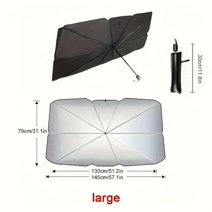 ☀️ ShadeGuard™ Roll-Up Car Sunshade